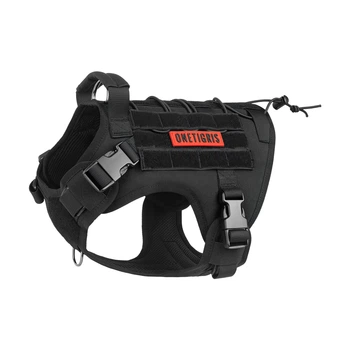 Шлея-жилет OneTigris Fire Watcher Dog Harness 2.0 для собак Чорний XL