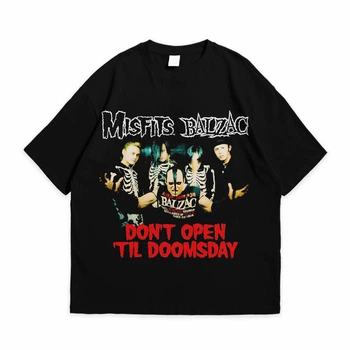 Футболка з принтом Misfits Don't Open 'Til Doomsday 2XL Чорний Ф Mis012-Ч 2XL