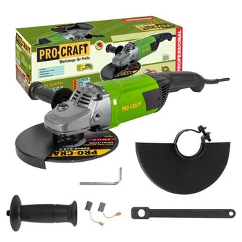 Угловая шлифмашина (болгарка) Procraft PW2650 (230 мм, плавный пуск)