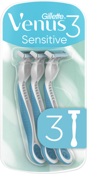 Одноразові стани для гоління (Бритви) жіночі Gillette Venus 3 Sensitive 3 шт (7702018487028)