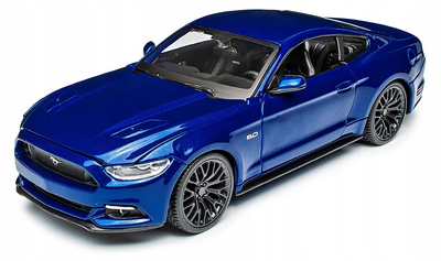 Model kompozytowy Maisto Ford Mustang GT 2015 1/24 Niebieski (0090159000501)