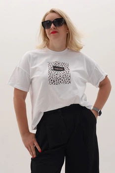 Футболка Chic Leopard біла 4XL (9001392)