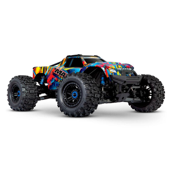 Машинка на радіокеруванні Traxxas MAXX WideMAXX 1/10 TSM 4x4 Monster Truck Brushless (RocknRoll)