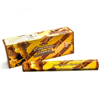 Аромапалочки Сандал с корицей благовония восточные угольные Sandal Cinnamon расслабляющий запах для кафе и дома 20 штук