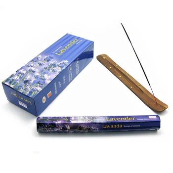 Аромапалочки лаванда благовония индийские натуральные Lavender Darshan шестигранник с запахом лаванды для дома