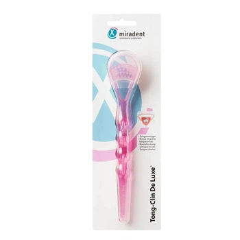 Щітка для очищення язика Miradent Tong-Clin De Luxe - Pink