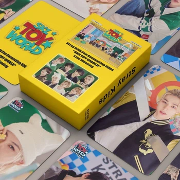 Набір голографічних кпоп карток Stray Kids Toy World skz ( 55 шт )