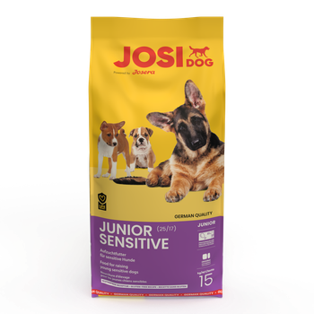 Сухий корм для цуценят та юніорів турбота про травлення JosiDog Junior Sensitive курка рис 15 кг (50012164)