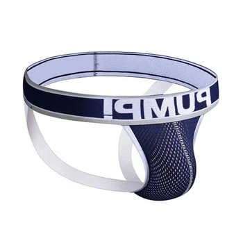 Мужские трусы джоки Pump XXL бело-синий