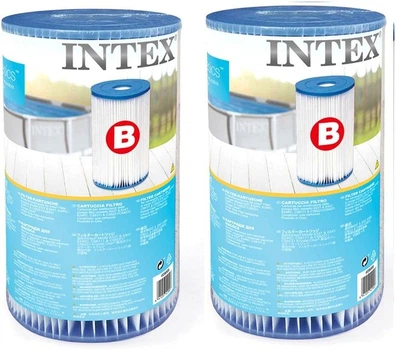 Сменный картридж (тип B) для фильтр насосов 28633, 28634 Intex - 2 шт (14.5х25 см)