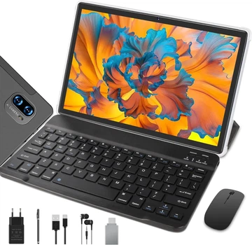 Планшет 10.1" Full HD Yestel T13 4/64Gb 8 ядер Android 11 8000 mAh Серый