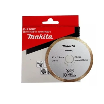 Алмазный диск Makita B-21082 (85х15 мм, 0.9 мм) сплошной по плитке и стеклу мокрый рез (4946)