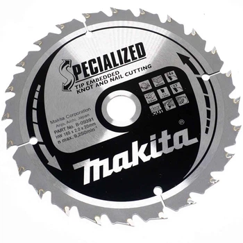 Пильный диск Specialized Makita B-09391 (165x20 мм, 24 зубьев) по дереву с гвоздями (6596)
