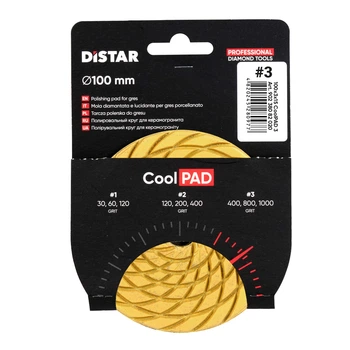 Круг полировочные Distar 100x3x15 CoolPAD 3 (алмазний, черепашка) (90238082020)