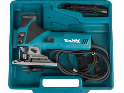 Електролобзик Makita 4351FCT (720Вт, 135 мм) лобзик з підсвічуванням + кейс (4429)