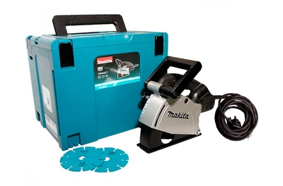Электрический Штроборез Makita SG1251J (1400Вт, 125мм) из системой привода с муфтой (SJS) + MakPac кейс (4613)