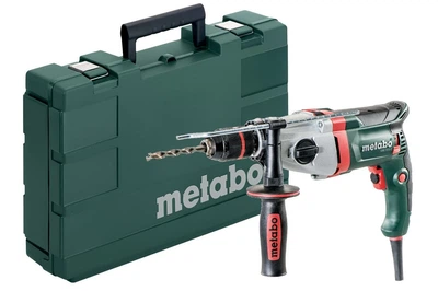 Дриль ударний Metabo SBE 850-2 з двохмуфтовим швидкозатискним патроном Futuro Plus (пластиковий кейс) 600782500 (5434)