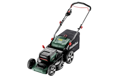 Аккумуляторная газонокосилка Metabo RM 36-18 LTX BL 46, 2 аккумуляторных блока Li-Power (18 В/5,2 А-час) (Картон) 601606650 (8072)