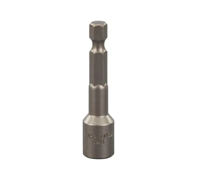 Торцевая бит насадка Makita P-06292 (55 мм, 8 мм, 1/4") без магнита головка для винтов (30320)