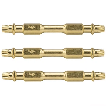 Двойные торсионные бит насадки Makita B-52495 (T25, 65 мм, 3 шт) Torx ударные биты (30710)