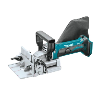 Акумуляторний ламельний фрезер Makita DPJ180Z LXT 18В, 100мм соединительная шпоночная электрическая ручная фрезерная машинка по дереву (4154)