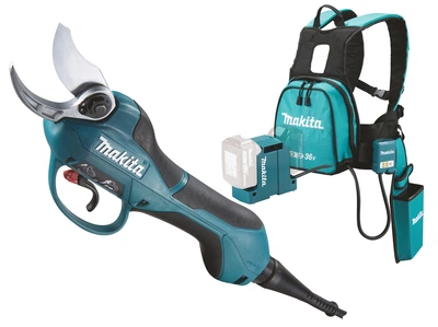 Аккумуляторный секатор Makita DUP361Z LXT 18В+18В 33мм электрические ручные садовые ножницы (4229)