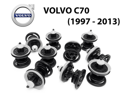 Клипса крепления обшивки карты двери Volvo C70 1997 - 2013 (7L6868243) 10 шт