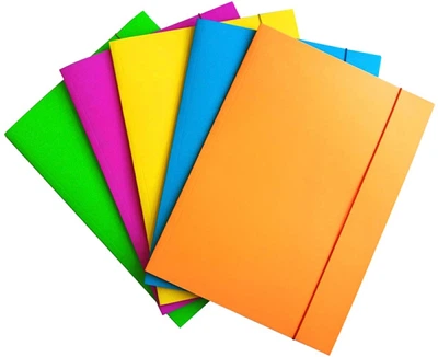 Папка на резинках OFFICE PRODUCTS картонна неонові кольори А4 (21191161-99)