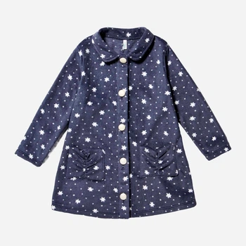Подростковый махровый халат для девочки United Colors of Benetton 157 827 152-164 см Серый (2200004287928)