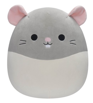 М'яка іграшка Squishmallows Plush Grey & White Rat 30 см (0196566164017)