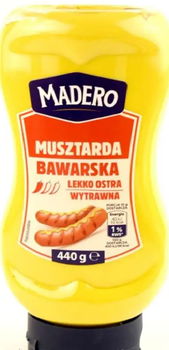 Горчица Madero Musztarda Bawarska 440 г 5906425114191