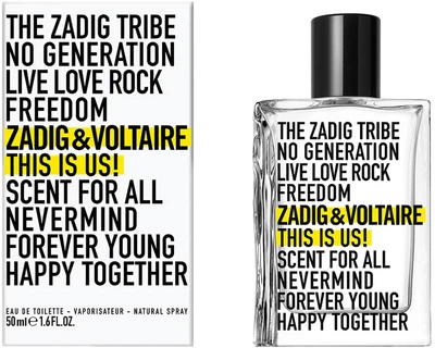 Туалетна вода унісекс Zadig&Voltaire This is Us! 50 мл (3423222009786)