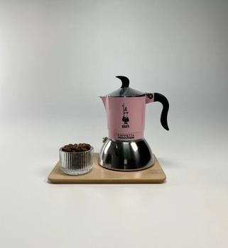 Kawiarka Bialetti Fiammetta Induction Różowa 110 ml (8006363043199)