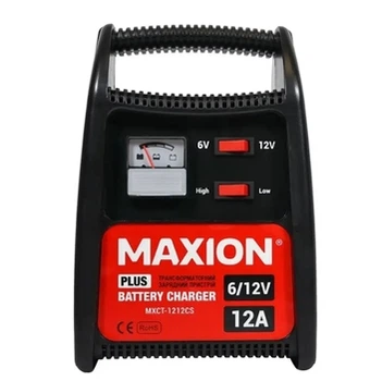 Трансформаторний зарядний пристрій MAXION MXCT-1212CS (12A. 6V-12V)(13135)