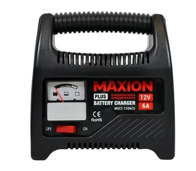 Трансформаторне зарядне пристрій MAXION MXCT-1206CS (6A. 12V)(13133)