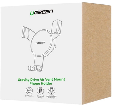 Uchwyt samochodowy Ugreen Car Gravity Holder Gray (6957303804078)