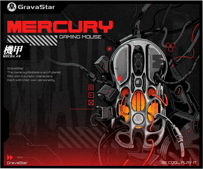 Игровая поверхность GravaStar Mini Mouse Pad M 300x250x3 мм многоцветный (GRAVASTARA8_MNMPD_BLK)