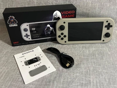 Консоль портативная игровая SJGAM M17 + 302 встроенных игр 128GB grey
