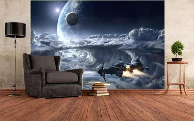 3D Фото Шпалери PHOTODECOR "Космічний корабель 1"