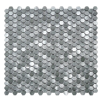 Мозаика Mozaico De Lux Cl-Mos CCLAYRK23031 Silver Mini Metal 30,4х32,2 см