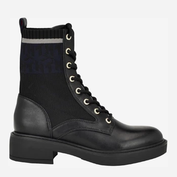 Женские демисезонные ботинки высокие Tommy Hilfiger 357488936 39 (8.5) 26 см Черные (1159807911)