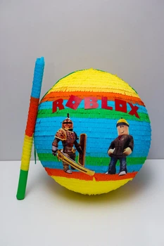 Піньята ROBLOX кругла 45 см + біта