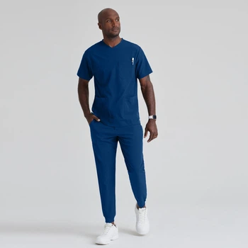 Топ медичний чоловічий Skechers темно-синій XL