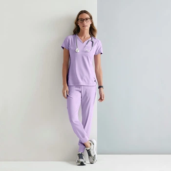 Топ медичний жіночий Grey’s Anatomy бузковий XL
