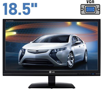 Монитор Б-класс LG Flatron E1941S-BN / 18.5" (1366x768) TN / VGA / VESA 75x75 б/у