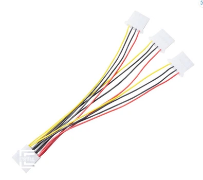 Кабель питания Ewell Molex на три Molex, 20 см (EW624)