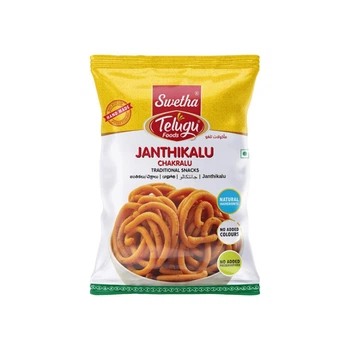 Снек Telugu Foods Хрустящие спирали из рисовой муки 170г 8906081381675