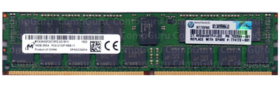 Серверна оперативна пам'ять Micron MTA36ASF2G72PZ-2G1B1QG DDR4 16GB 2133MHz RDIMM 2Rx4 PC4-2133P HP 752369-081
