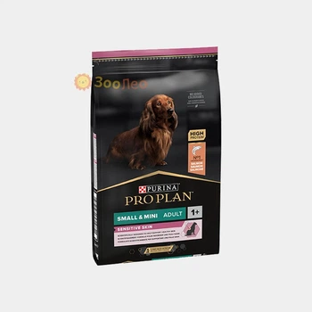 Сухий корм PURINA PRO PLAN Small & Mini Adult Sensitive Skin для собак дрібних порід, з лососем, 7 кг