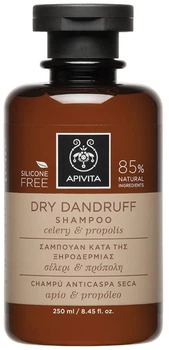 Шампунь от перхоти для сухих волос с сельдереем и прополисом Apivita Shampoo For Dry Dandruff With Celery Propolis 250ml (250 мл) (744909-670975-2)